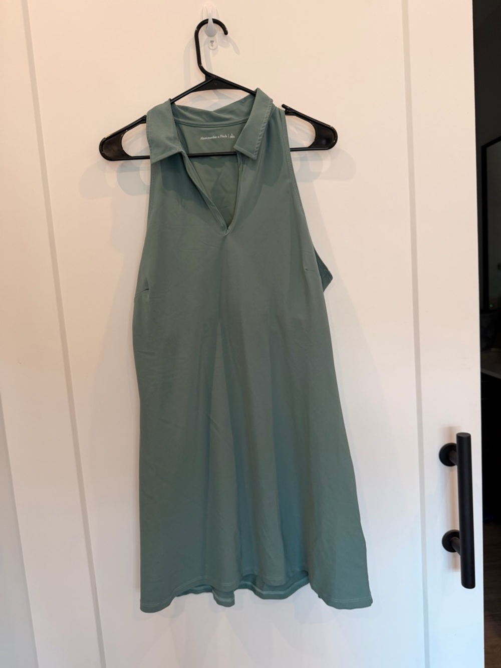 Abercrombie & Fitch Sage Green Sleeveless Polo Tank Dress